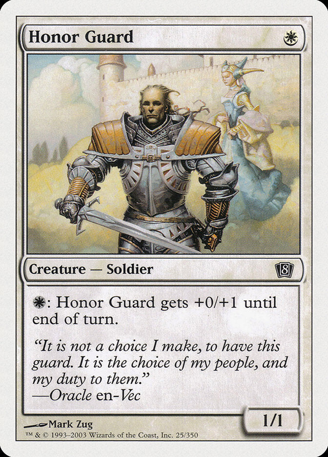 Honor Guard [Eighth Edition] | Silver Goblin