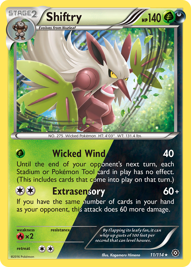 Shiftry (11/114) [XY: Steam Siege] | Silver Goblin