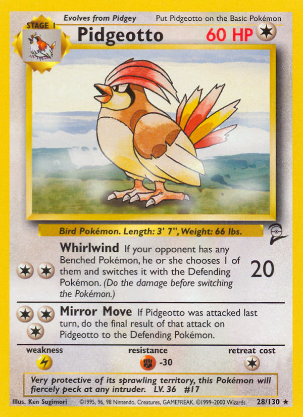 Pidgeotto (28/130) [Base Set 2] | Silver Goblin