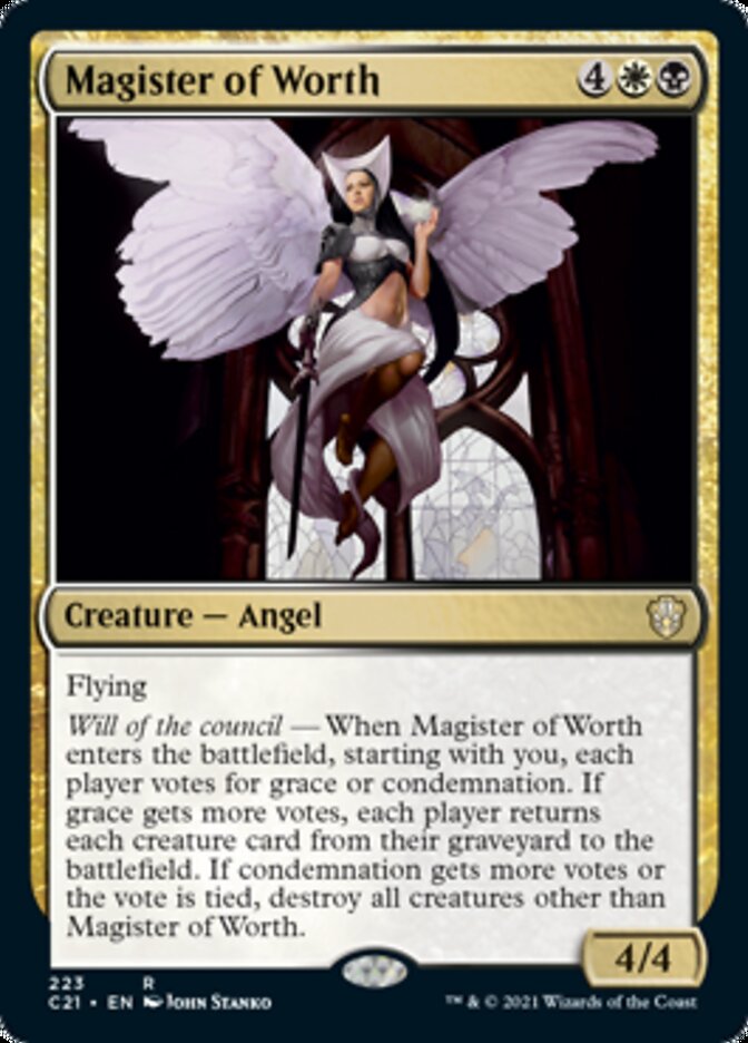 Magister of Worth [Commander 2021] | Silver Goblin