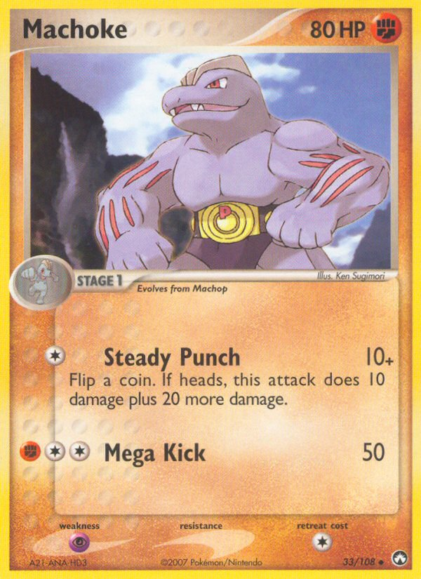 Machoke (33/108) [EX: Power Keepers] | Silver Goblin