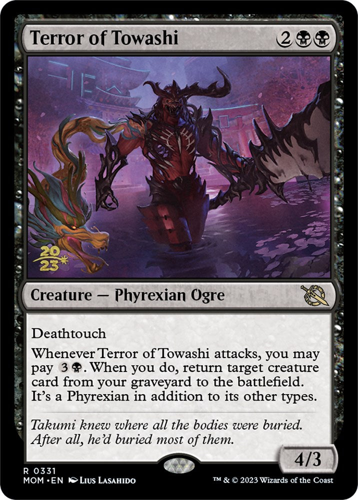 Terror of Towashi [March of the Machine Prerelease Promos] | Silver Goblin