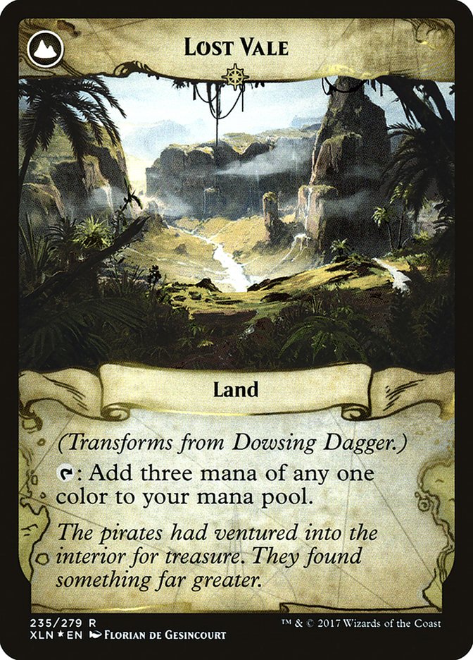Dowsing Dagger // Lost Vale (235s) Foil - Ixalan Promos
