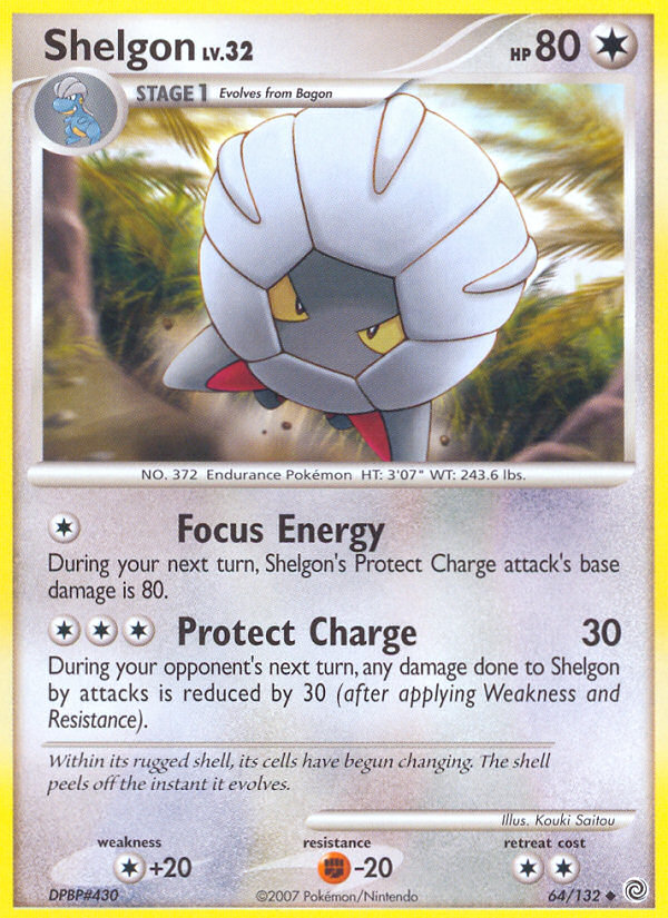 Shelgon (64/132) [Diamond & Pearl: Secret Wonders] | Silver Goblin