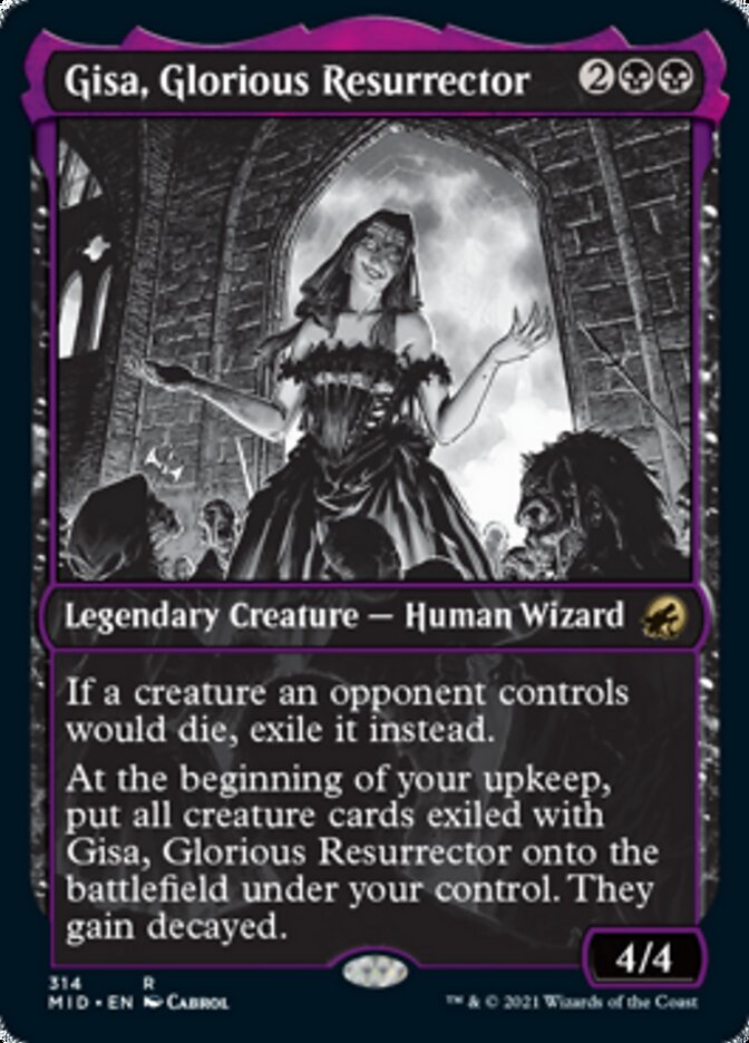 Gisa, Glorious Resurrector (Showcase Eternal Night) [Innistrad: Midnight Hunt] | Silver Goblin