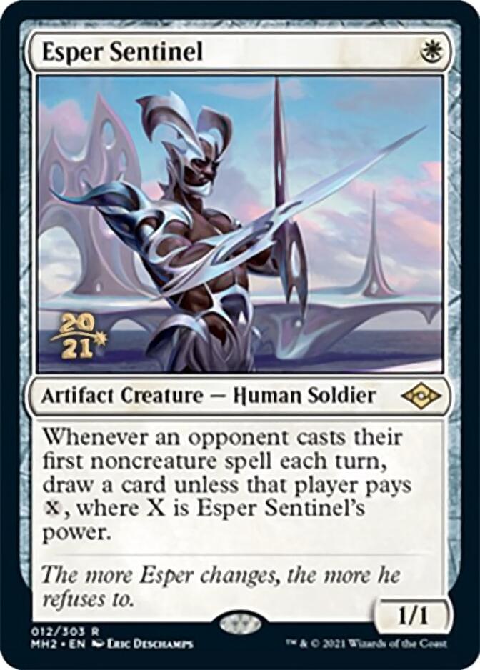 Esper Sentinel [Modern Horizons 2 Prerelease Promos] | Silver Goblin