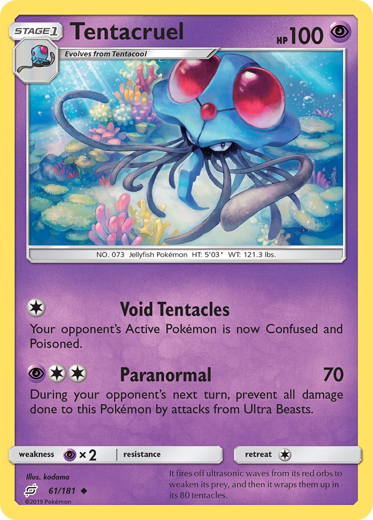 Tentacruel (61/181) [Sun & Moon: Team Up] | Silver Goblin