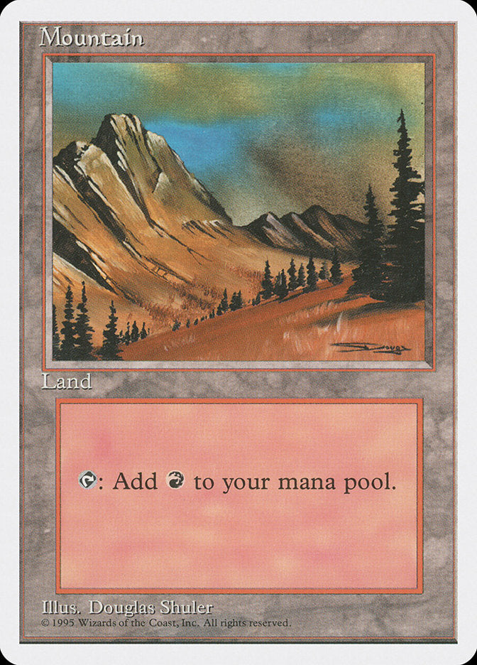 Mountain (No Snow) [Fourth Edition] | Silver Goblin