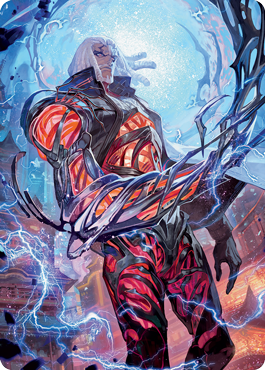 Tezzeret, Betrayer of Flesh Art Card [Kamigawa: Neon Dynasty Art Series] | Silver Goblin