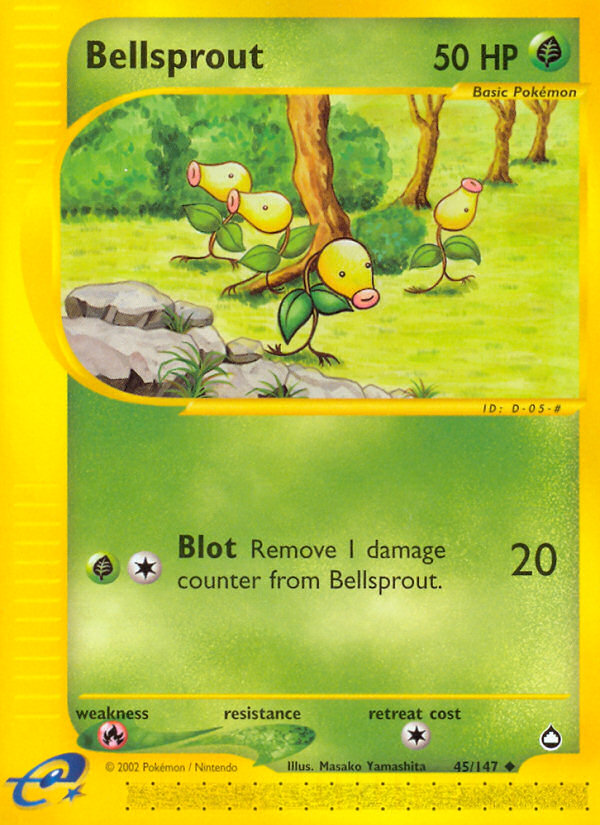 Bellsprout (45/147) [Aquapolis] | Silver Goblin