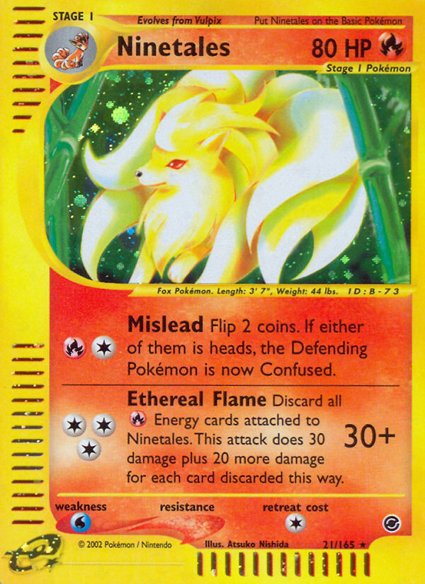 Ninetales (21/165) [Expedition: Base Set] | Silver Goblin