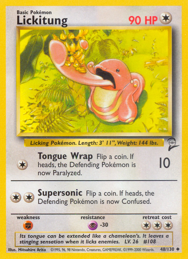 Lickitung (48/130) [Base Set 2] | Silver Goblin