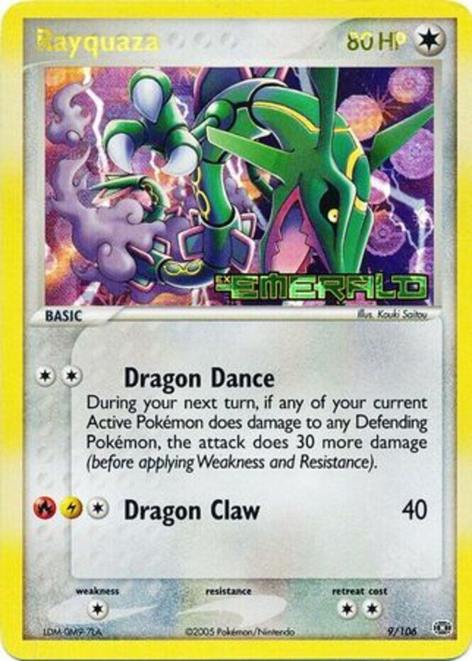 Rayquaza (9/106) (Stamped) [EX: Emerald] | Silver Goblin