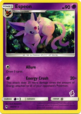 Espeon (89/214) (Mewtwo Deck) [Battle Academy 2020] | Silver Goblin