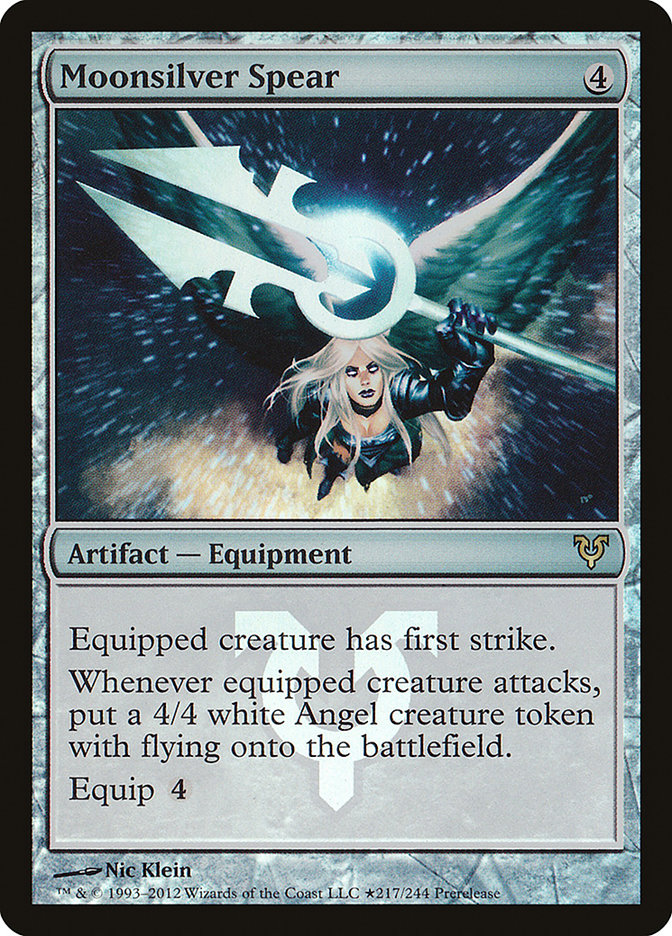 Moonsilver Spear [Avacyn Restored Prerelease Promos] | Silver Goblin