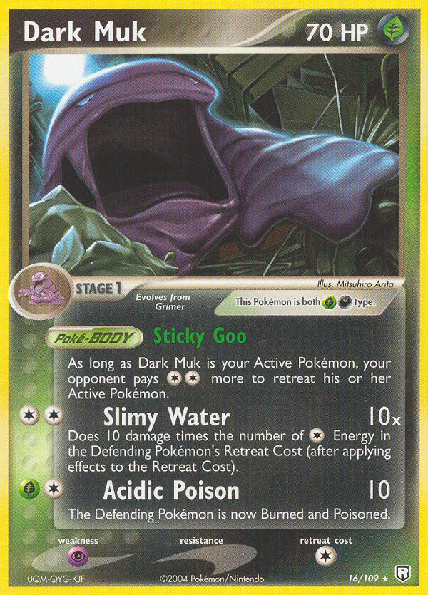 Dark Muk (16/109) [EX: Team Rocket Returns] | Silver Goblin