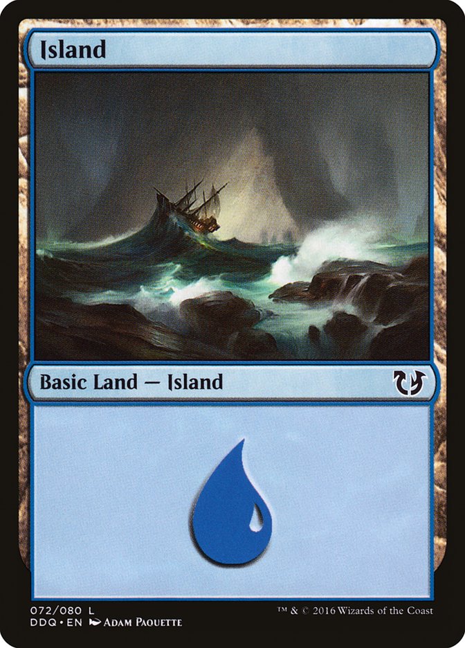 Island (72) [Duel Decks: Blessed vs. Cursed] | Silver Goblin