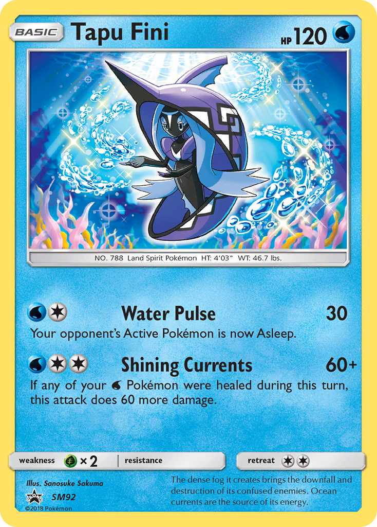 Tapu Fini (SM92) [Sun & Moon: Black Star Promos] | Silver Goblin