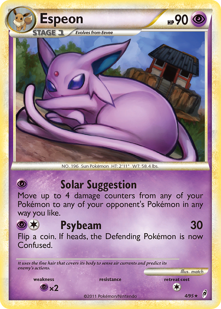 Espeon (4/95) [HeartGold & SoulSilver: Call of Legends] | Silver Goblin