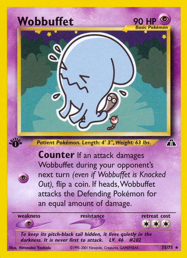 Wobbuffet (35/75) [Neo Discovery 1st Edition] | Silver Goblin