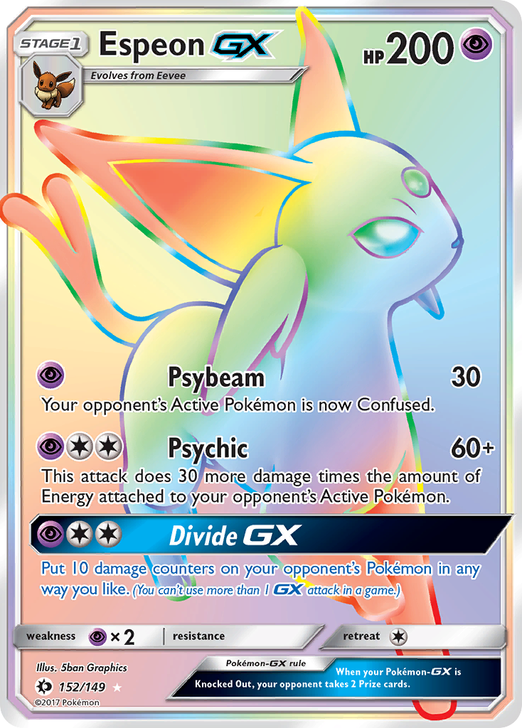 Espeon GX (152/149) [Sun & Moon: Base Set] | Silver Goblin