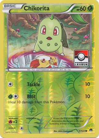 Chikorita (1/122) (League Promo) [XY: BREAKpoint] | Silver Goblin