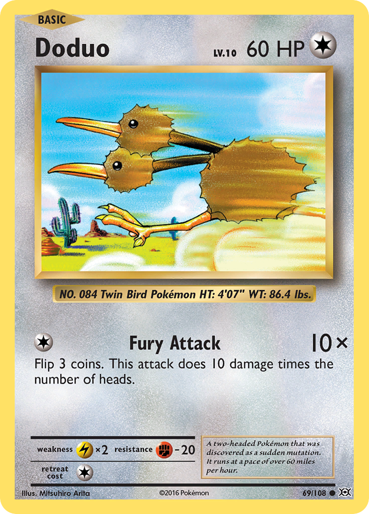 Doduo (69/108) [XY: Evolutions] | Silver Goblin