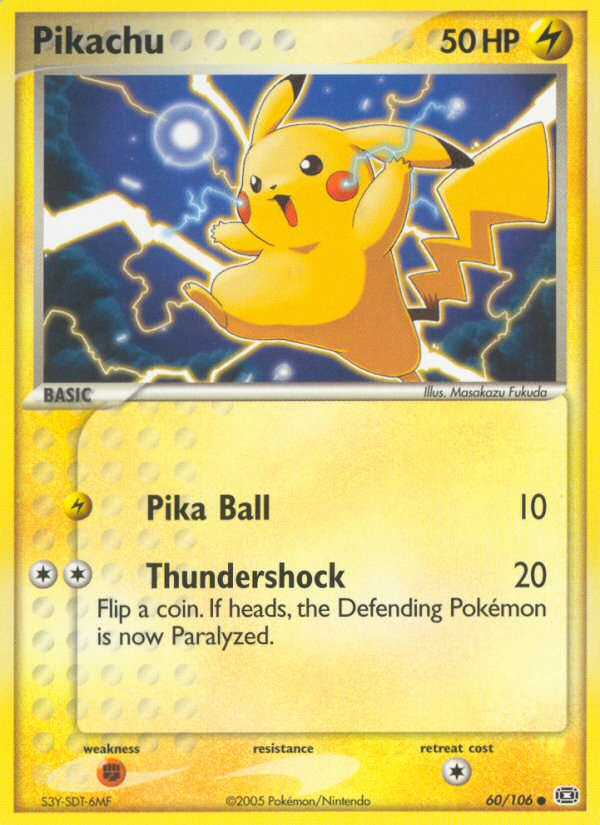 Pikachu (60/106) [EX: Emerald] | Silver Goblin