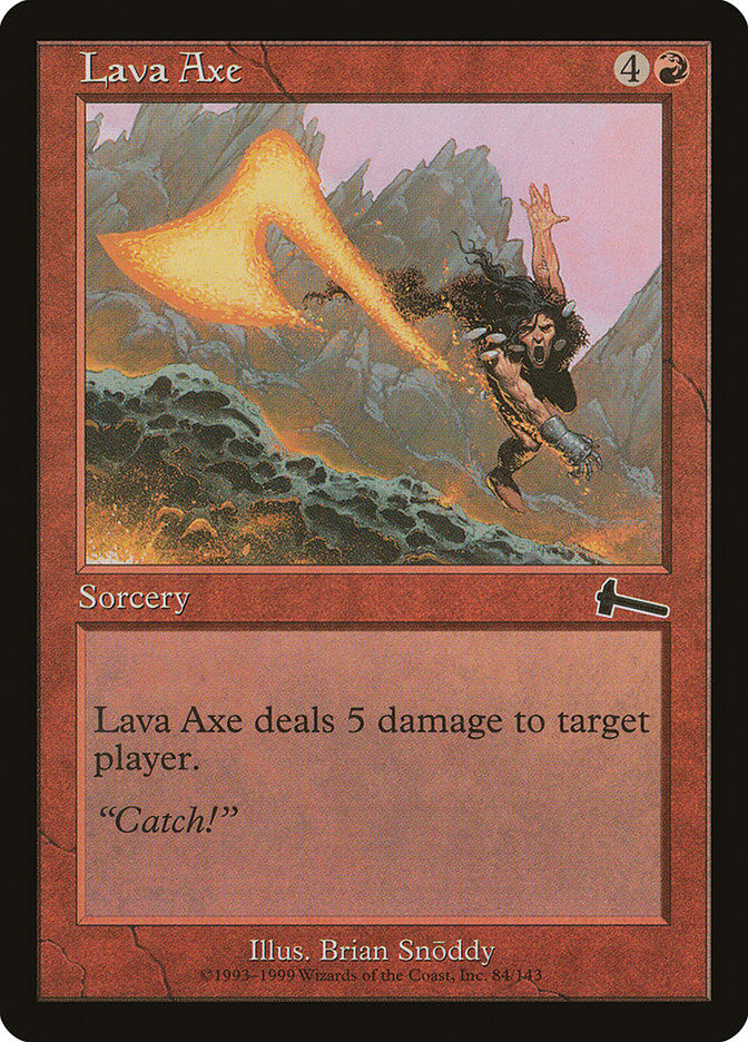 Lava Axe [Urza's Legacy] | Silver Goblin