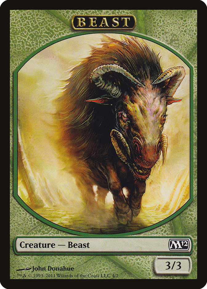 Beast Token [Magic 2012 Tokens] | Silver Goblin