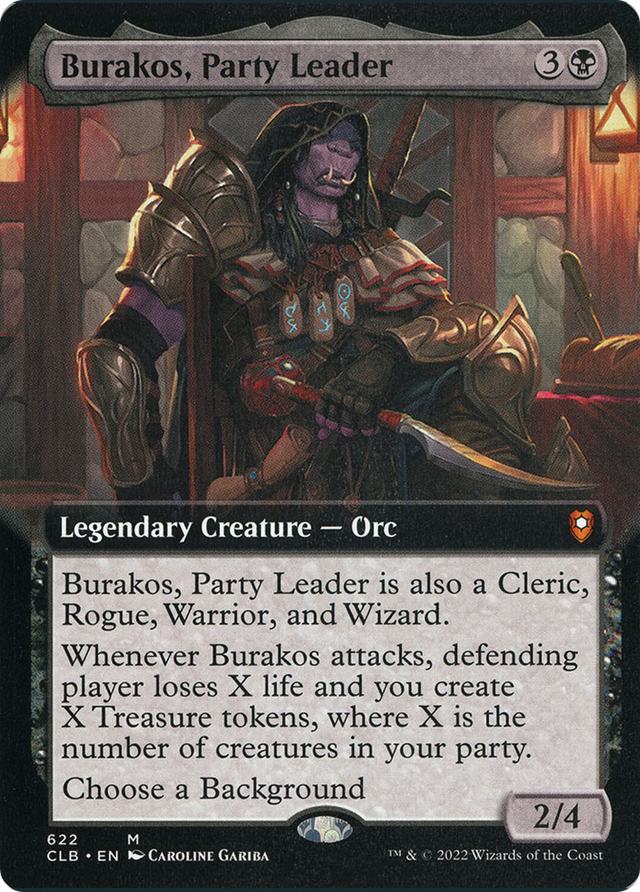 Burakos, Party Leader (Extended Art) [Commander Legends: Battle for Baldur's Gate] | Silver Goblin