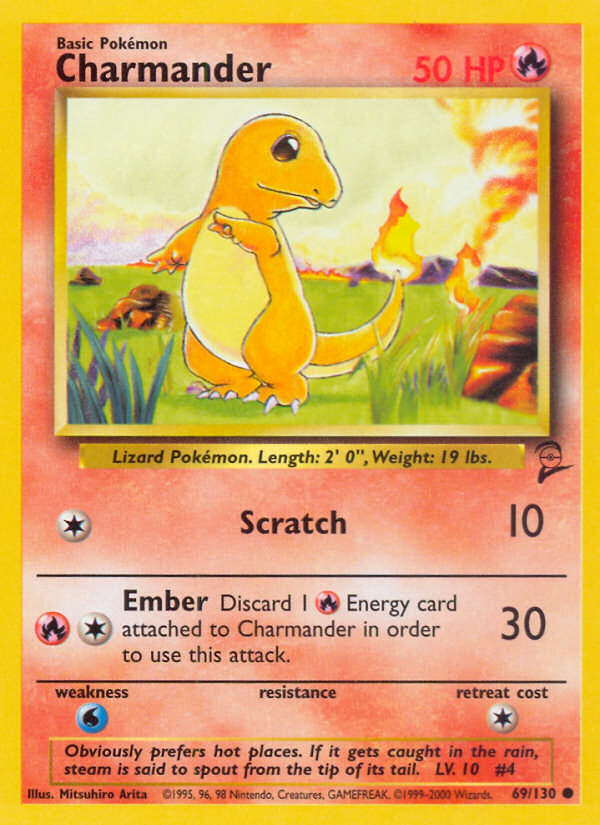 Charmander (69/130) [Base Set 2] | Silver Goblin