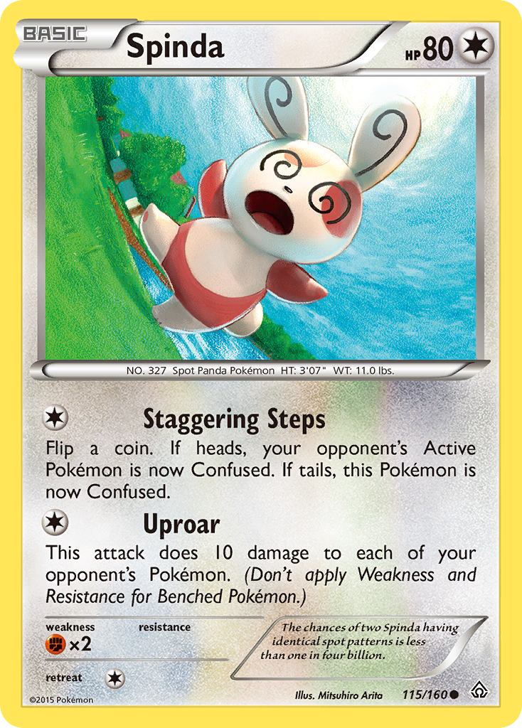 Spinda (115/160) [XY: Primal Clash] | Silver Goblin