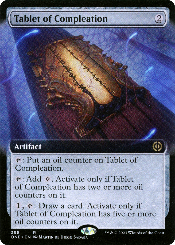Tablet of Compleation (Extended Art) [Phyrexia: All Will Be One] | Silver Goblin