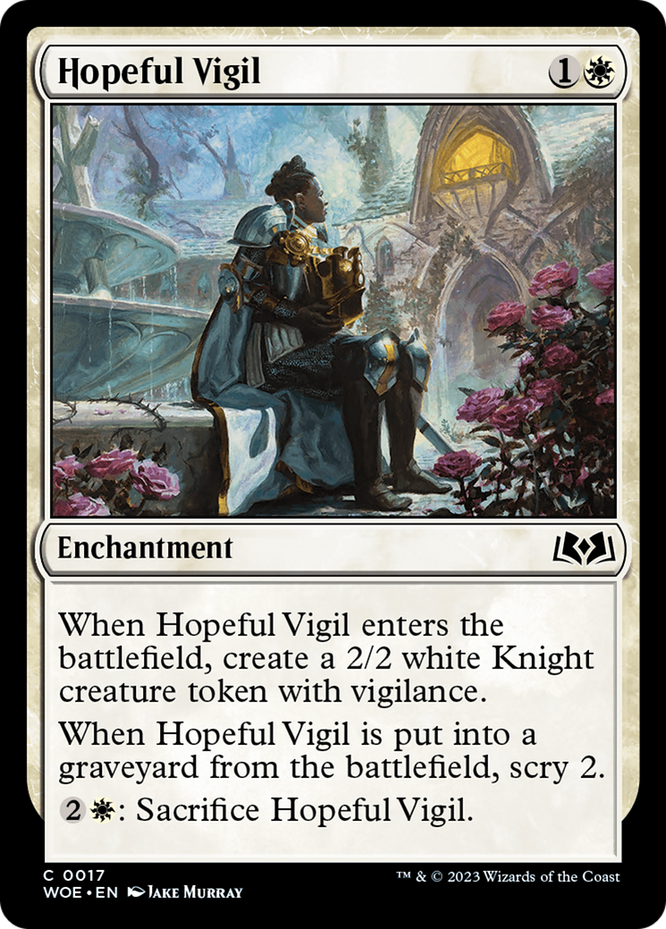 Hopeful Vigil [Wilds of Eldraine] | Silver Goblin