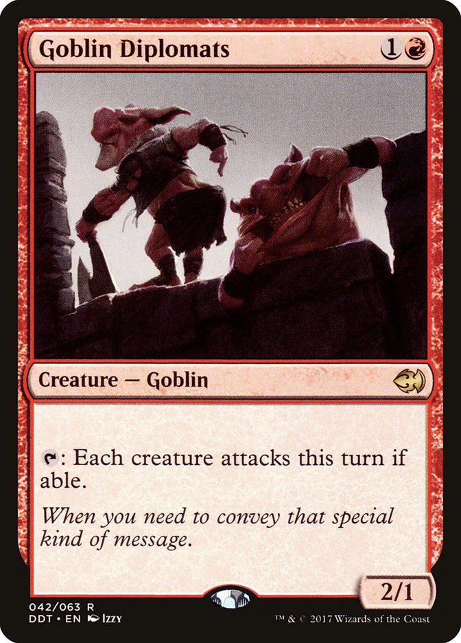 Goblin Diplomats [Duel Decks: Merfolk vs. Goblins] | Silver Goblin