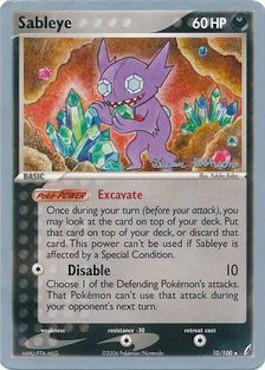 Sableye (10/100) (Intimidation - Tristan Robinson) [World Championships 2008] | Silver Goblin