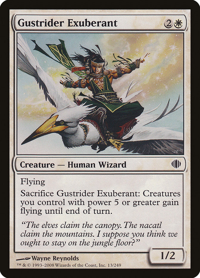 Gustrider Exuberant [Shards of Alara] | Silver Goblin