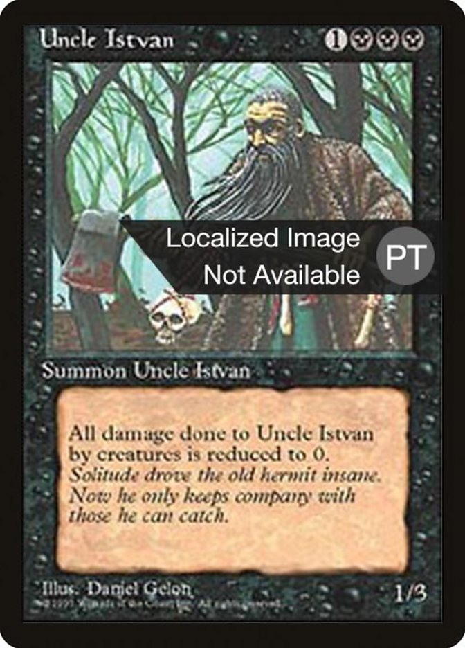 Uncle Istvan [Fourth Edition (Foreign Black Border)] | Silver Goblin