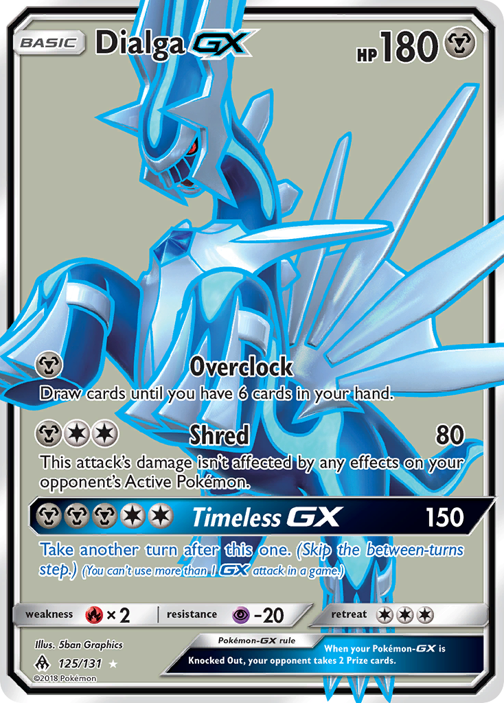 Dialga GX (125/131) [Sun & Moon: Forbidden Light] | Silver Goblin