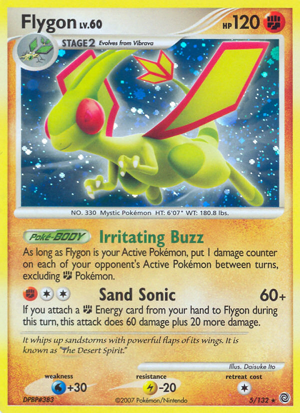 Flygon (5/132) [Diamond & Pearl: Secret Wonders] | Silver Goblin