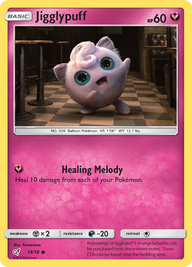 Jigglypuff (14/18) [Sun & Moon: Detective Pikachu] | Silver Goblin