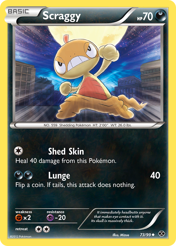 Scraggy (73/99) [Black & White: Next Destinies] | Silver Goblin