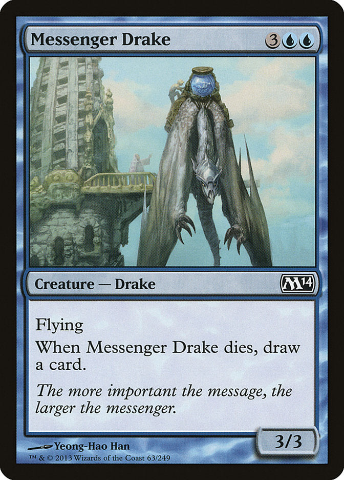 Messenger Drake [Magic 2014] | Silver Goblin