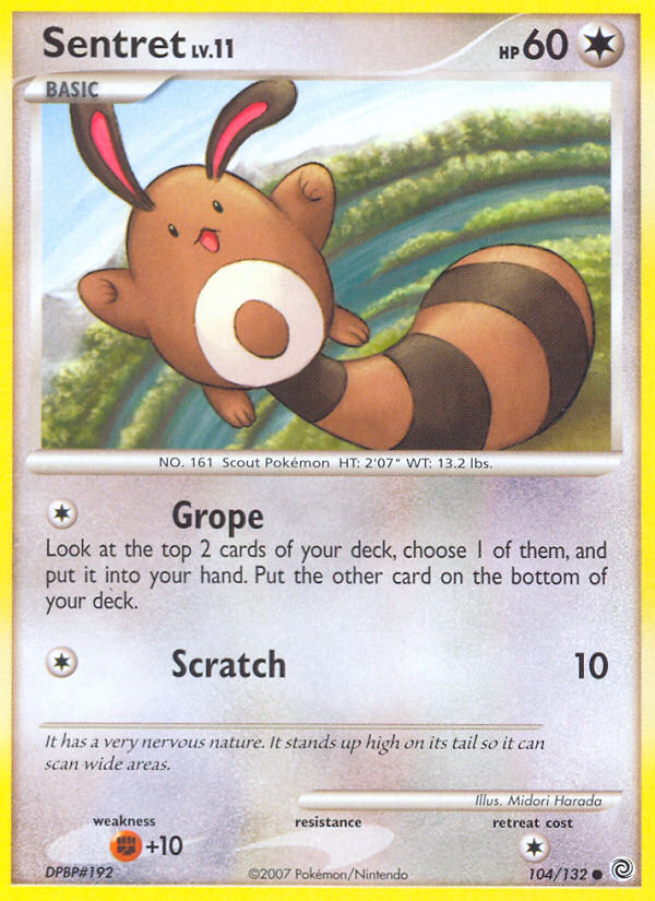 Sentret (104/132) [Diamond & Pearl: Secret Wonders] | Silver Goblin