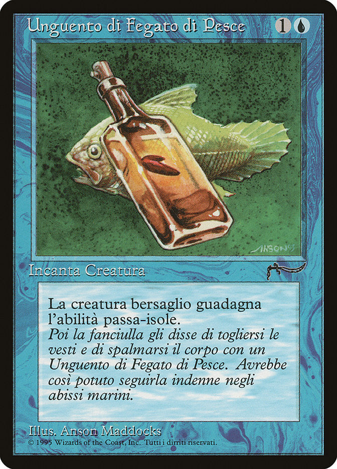 Fishliver Oil (Italian) "Unguento di Fegato di Pesce" [Rinascimento] | Silver Goblin