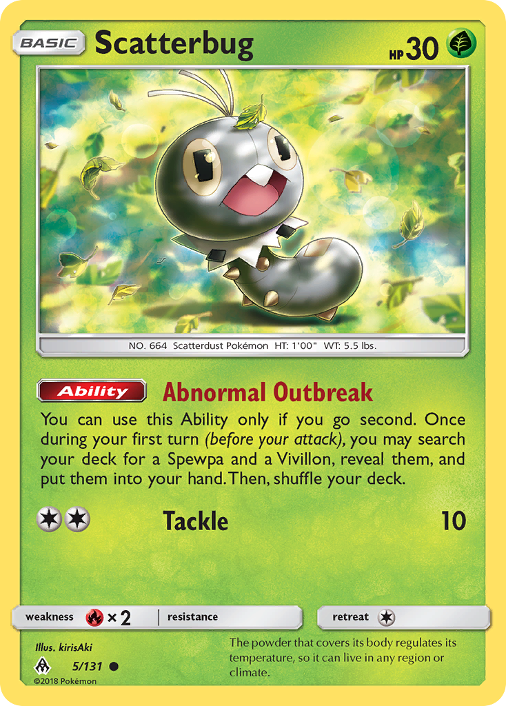 Scatterbug (5/131) [Sun & Moon: Forbidden Light] | Silver Goblin