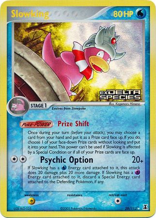 Slowking (28/113) (Stamped) [EX: Delta Species] | Silver Goblin