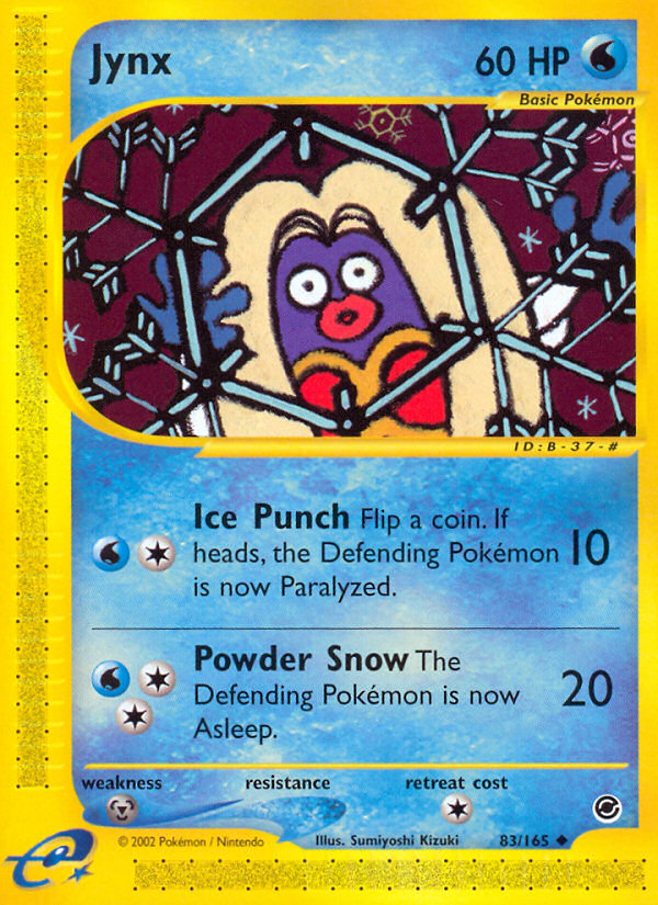 Jynx (83/165) [Expedition: Base Set] | Silver Goblin