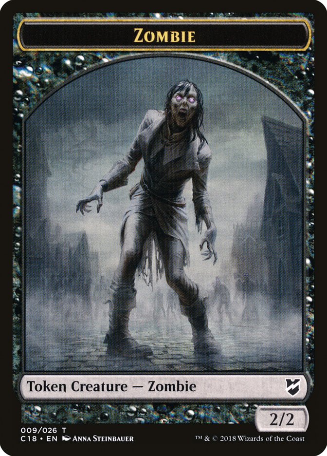 Zombie Token [Commander 2018 Tokens] | Silver Goblin